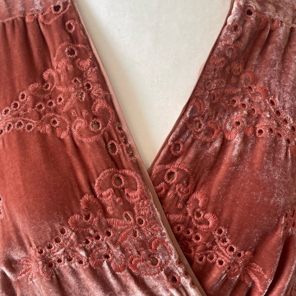 NWT Johnny Was Lola velvet wrap dress - Picture 3 of 8